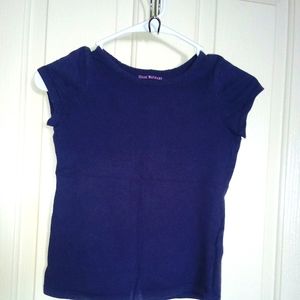 Isaac Mizrahi Navy Blue T-Shirt